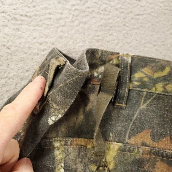 Mens Camo Hunting Pants XL Mossy Oak Break Up Adjustable Waist Leg Feildstaff - Picture 13 of 15
